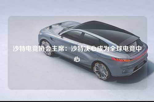 沙特电竞协会主席：沙特决心成为全球电竞中心